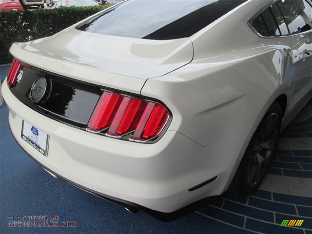 2015 Mustang 50th Anniversary GT Coupe - 50th Anniversary Wimbledon White / 50th Anniversary Cashmere photo #10