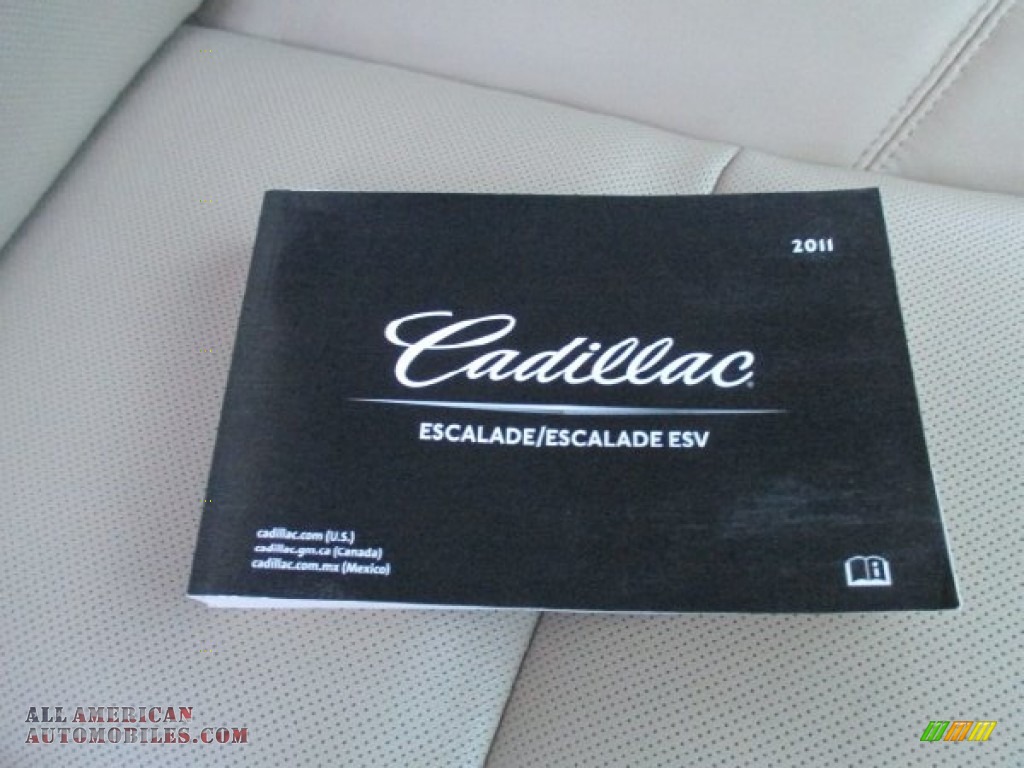 2011 Escalade Luxury AWD - Black Ice Metallic / Cashmere/Cocoa photo #46