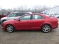 Ford Fusion SE Red Candy Metallic photo #4
